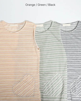 Border Heart Pocket Sleeveless