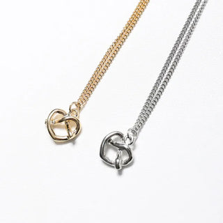 Heart Pretzel Necklace