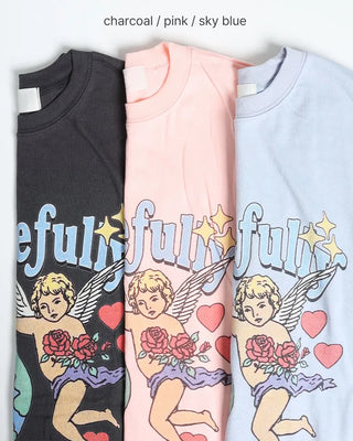 Angel print T-shirt