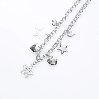 Heart Star Chain Necklace