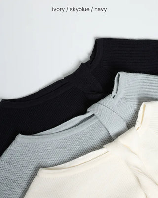 Twisted Layered Detail Knit