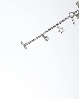Wing Star Charm Chain Bracelet