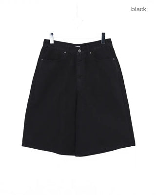 Bag Tag Wide Bermuda Cotton Pants