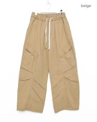 Curved Line Cargo Band Pants