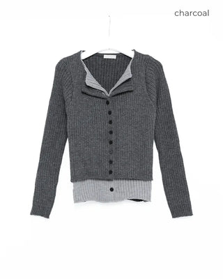 Ribbed Cardigan