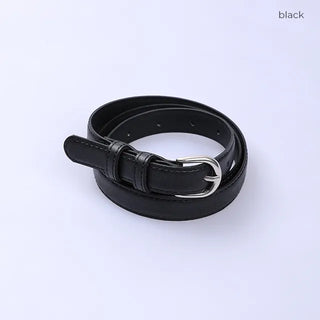 Simple faux leather belt