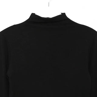 Sleeve lace color-block T-shirt