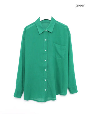 Summer Simple Sheer Shirt