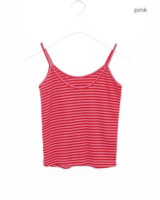 Oval neck border thermal camisole