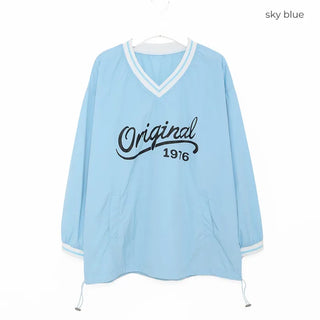 (Unisex) Original Sporty Nylon Sweatshirt
