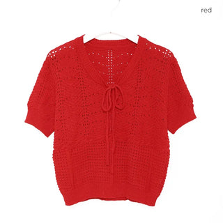 Punched Ribbon Knit