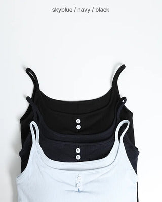 Camisole with button cap