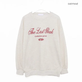 The Last Lettering Brushed Sweatshirt