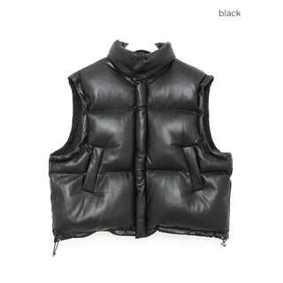 (Unisex) Vegan Leather Padded Vest