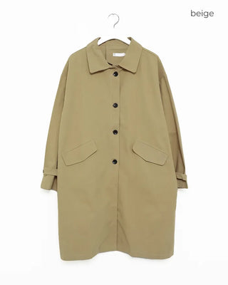 Single trench coat