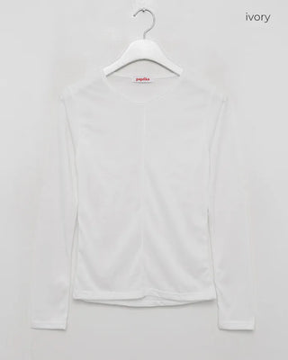 Color-block detail layered T-shirt