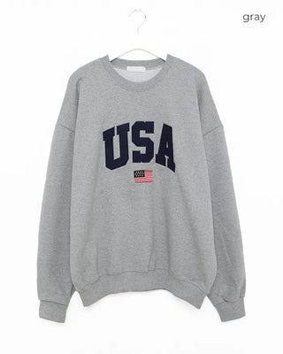 USA Patch Over Sweatshirt