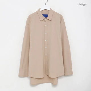 Oversized cotton shirt