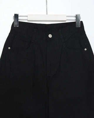 Basic straight cotton pants