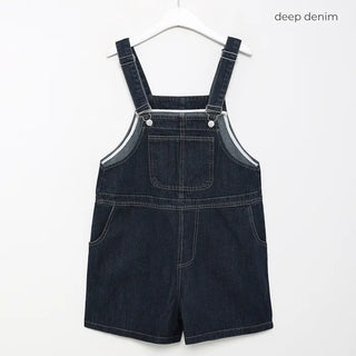 Denim Half Overalls