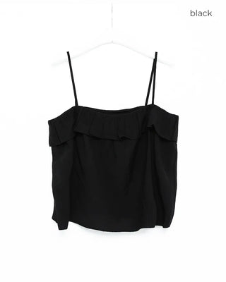Frill wrap camisole