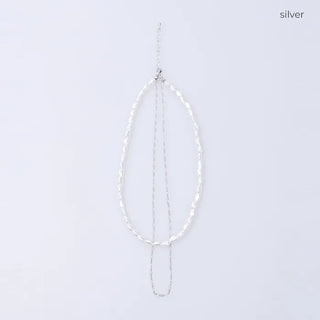Layered pearl necklace