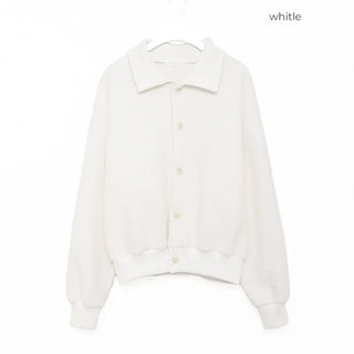 (Unisex) Winter High-Neck Boucle Jacket