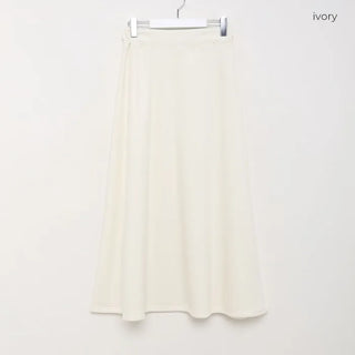 Banded long skirt