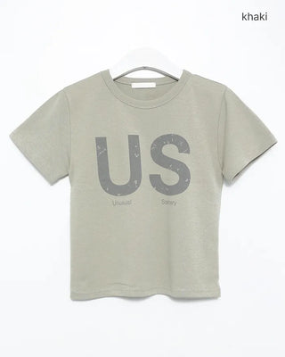US Print Mini Short Sleeve T-Shirt