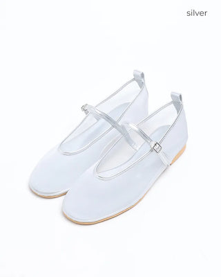 See-through Mary Jane Flats