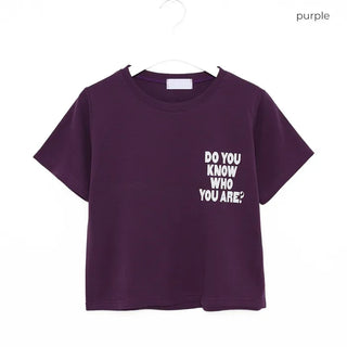 YOU ARE Lettering Short-Sleeve T-Shirt