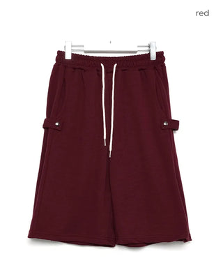 Adjustable Flare Bermuda Sweatpants