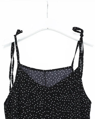 Polka Dot Strap Overalls
