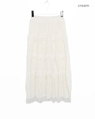 Lace Cancan Long Skirt