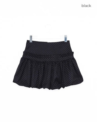 Polka Dot Balloon Mini Skirt