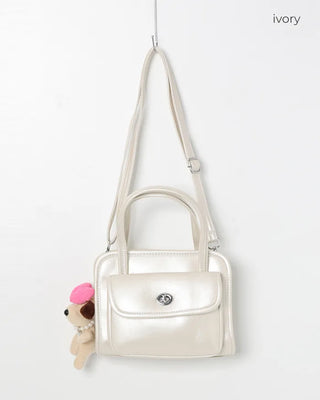 Square Top Handle Tote Bag
