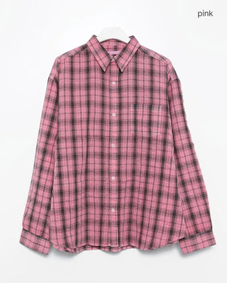 Pigment check shirt