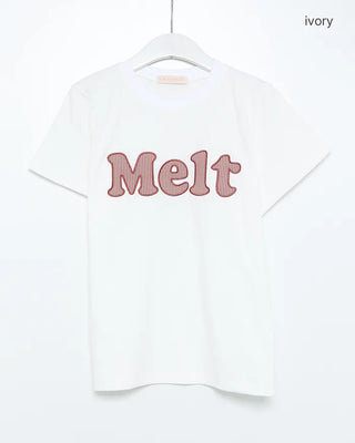 Check Lettering Patch Short Sleeve T-Shirt