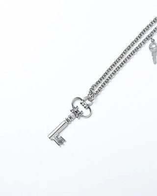 Silver Key Necklace