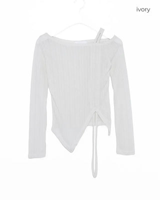 Asymmetrical String Knit