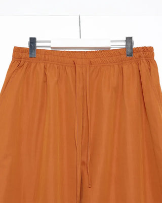Ice-colored elastic waist pants