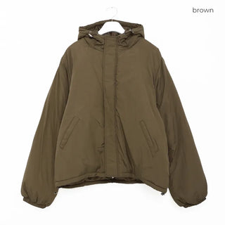 Simple Hooded Padded Jacket