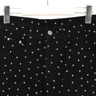 Small Flower Pattern Cotton Pants