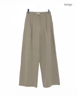 Pintuck slacks