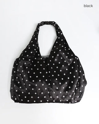 Polka Dot Nylon Tote Bag