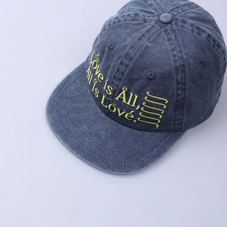 Lettering Denim Cap