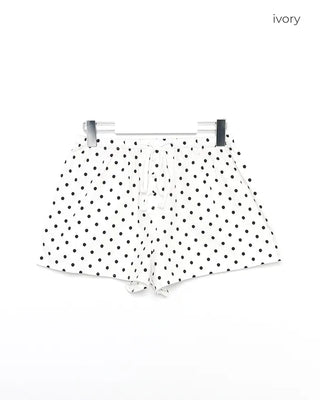 Polka dot shorts