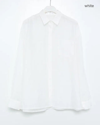 Pinstripe Loose Sheer Shirt
