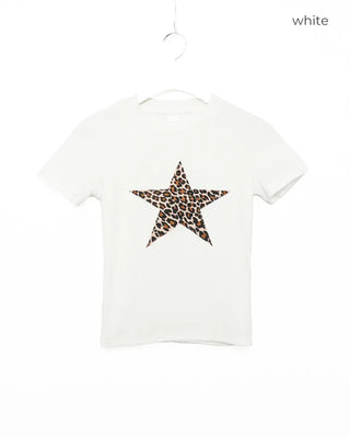 Leopard Star Short-Sleeved T-Shirt