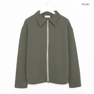 2-way zip knit cardigan